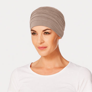 Yoga Turban 0167 Brown  | Turbante oncológico de bambú