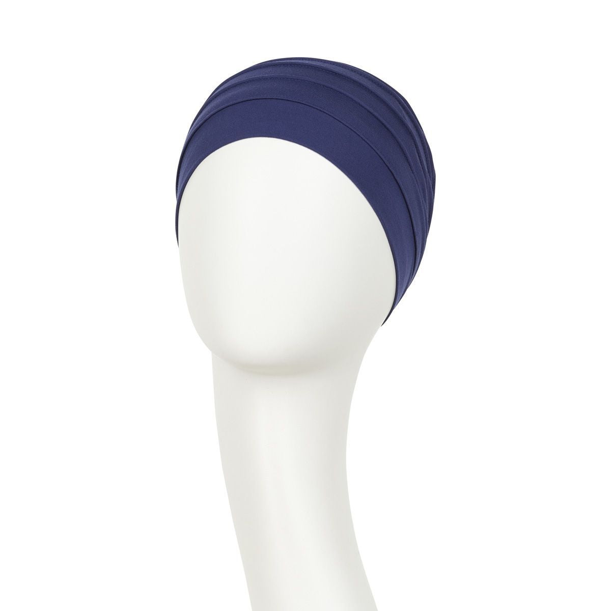 Yoga Turban 0255 Dark Blue  | Turbante oncológico de bambú