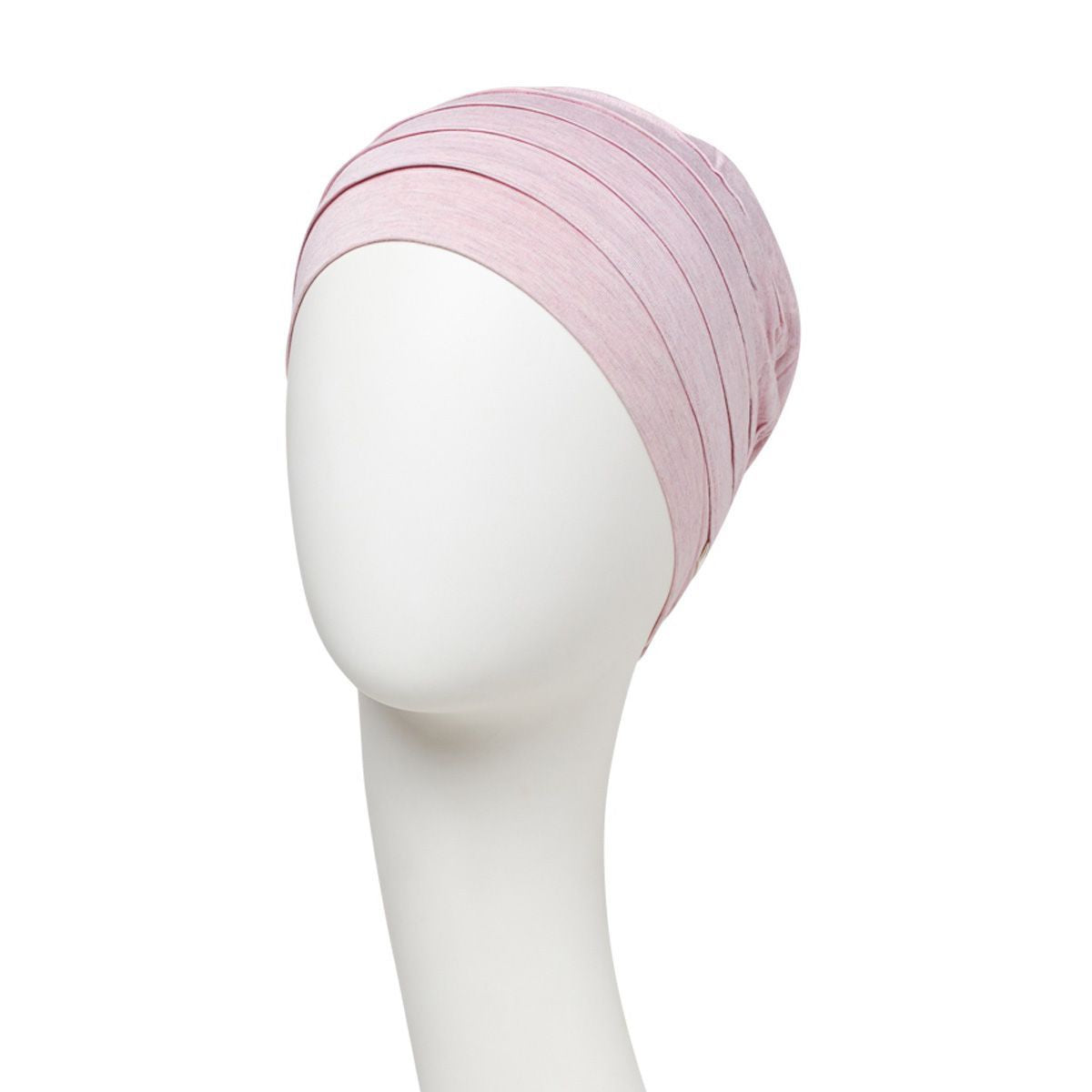 Yoga Turban 0320 Rose Melange | Turbante oncológico de bambú